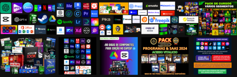 Pack de Ferramentas Premium - Milhões de arquivos e ferramentas